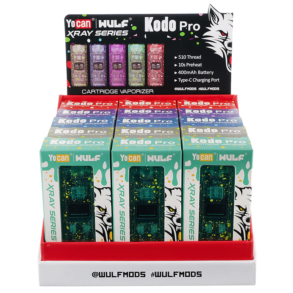 Wulf Kodo Pro Cartridge Vaporizer 15ct X-Ray Series
