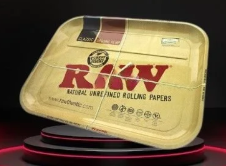 Raw large Metal Rolling Tray