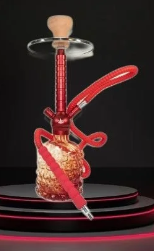 Dud Hookah Bubbly 1-Hose Pineapple Mix Colors