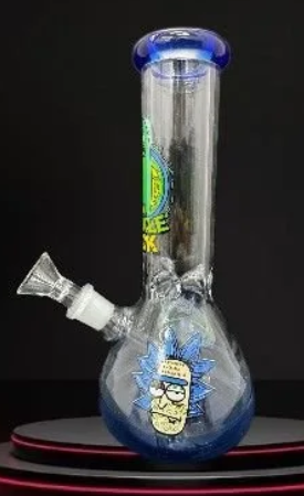 Rick And Morty Pickle Rick 8in Waterpipe