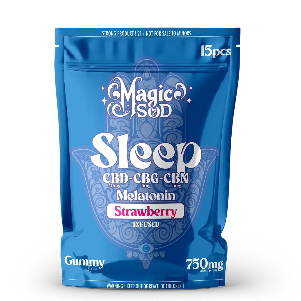Magic Sod CBD (15ct/pk)-750mg Sleep CBD Strawberry