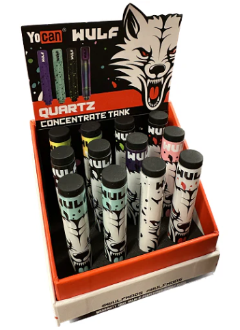 Yocan Wulf Quartz Concentrate Tank 12pc Display