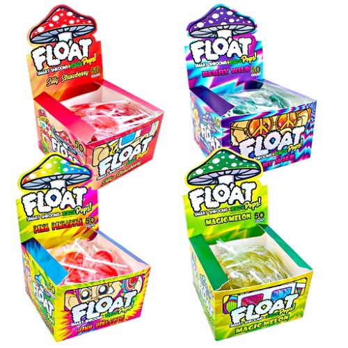 Float Mushroom Lollipop 50/PCS