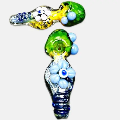 Green Honeycomb Head Body Art Work Heavy HP