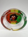 Glass RastaMan Ashtray 6pk *