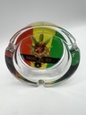 Glass RastaMan Ashtray 6pk *