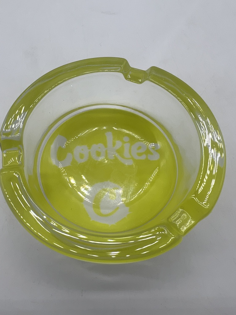Glass Ashtray Graphic 6pk *