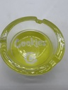 Glass Ashtray Graphic 6pk *