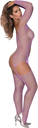 Magic Silk Fishnet Gartered Catsuit