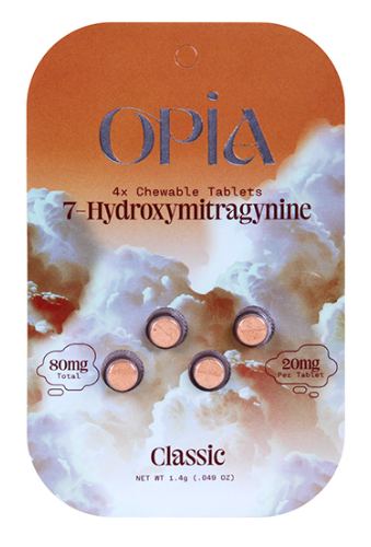 Opia 4ct 7-Hydroxymitragynine Tablets Classic Kratom