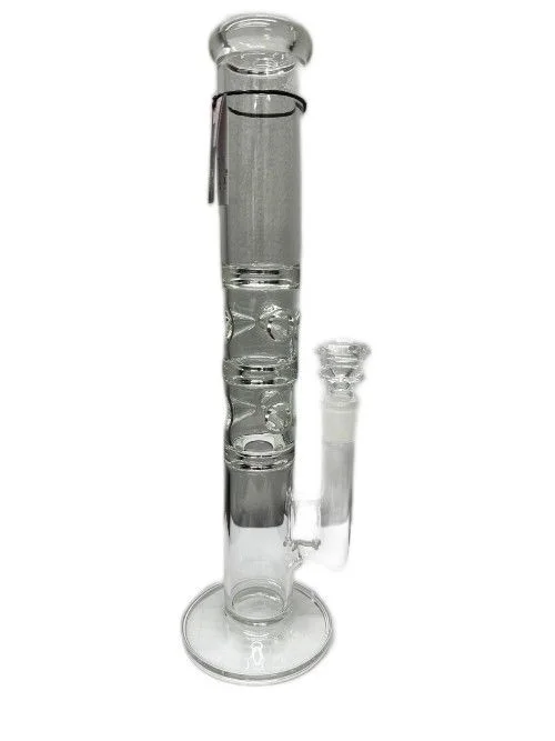 16in Clear Straight Tube WP W/ Ice Catcher