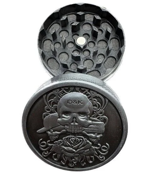 Pocket Grinder Gothic Skulls 3pc
