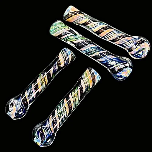 Dichro Spiral With Gold Fumed Chillum