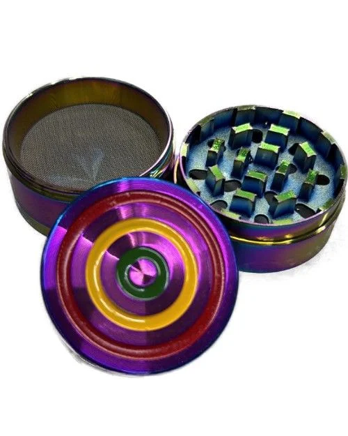 Rainbow Bullseye Grinder 4pc