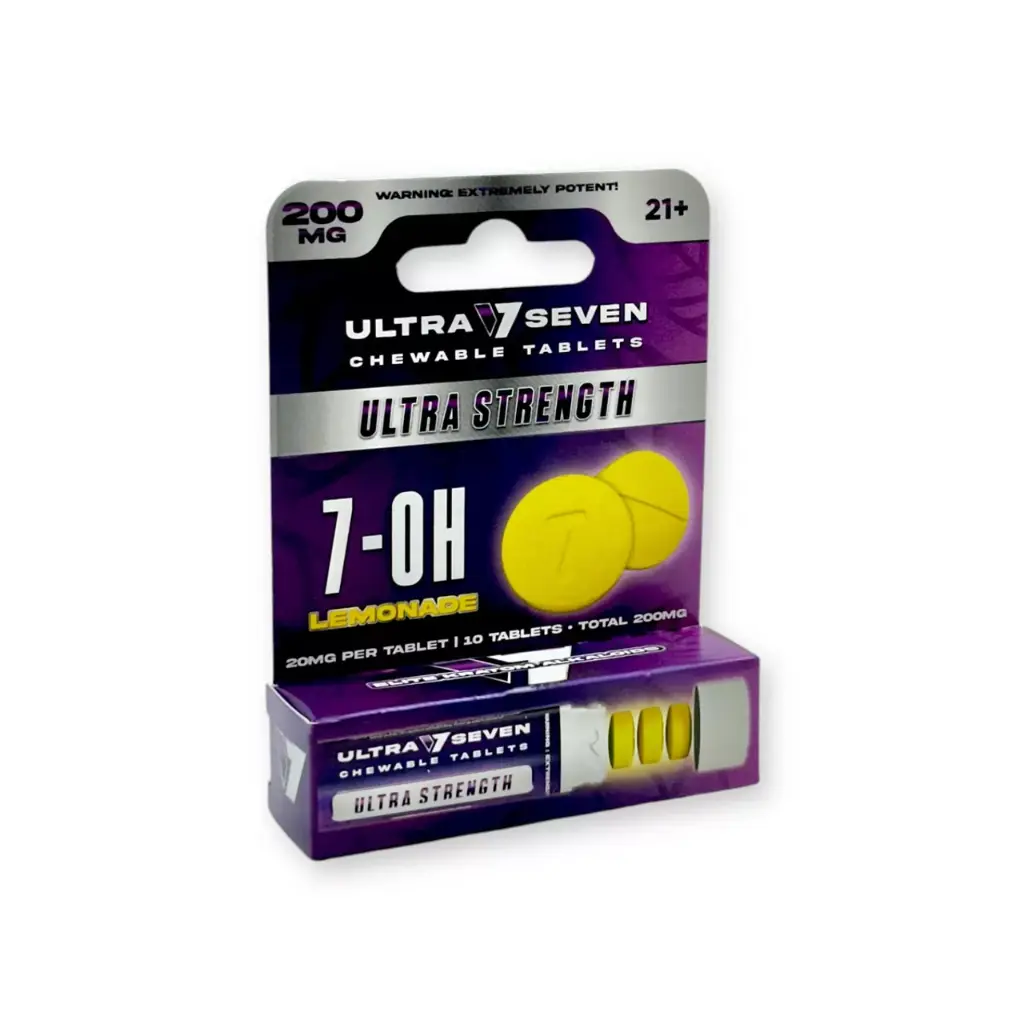 Ultra Seven Kratom Ultra Strength 200mg Tablets 10ct