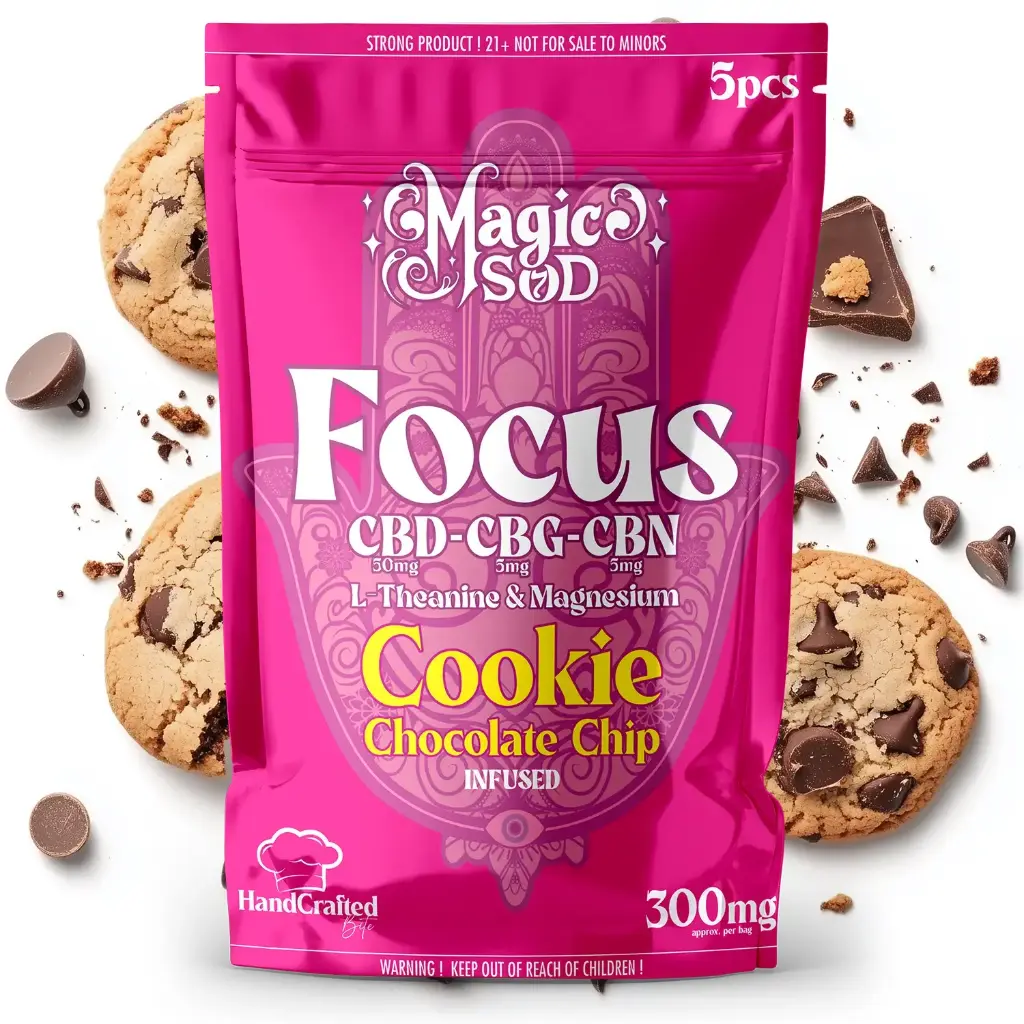 Magic Sod (5ct/pk)-300mg Focus Cookie Chocolate Chip