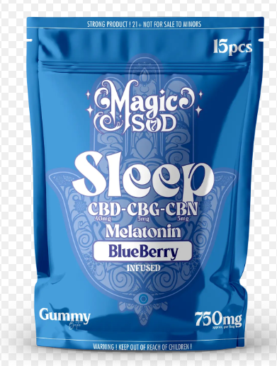 Magic Sod CBD (15ct/pk)-750mg Sleep CBD Blueberry