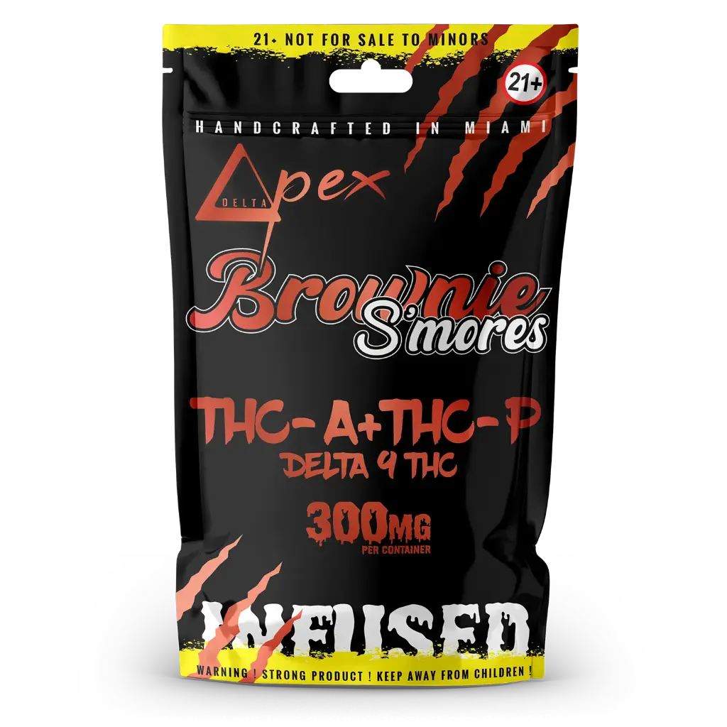 Deltapex Brownie Smores THC-A + THC-P + Delta 9 THC 300mg/bag