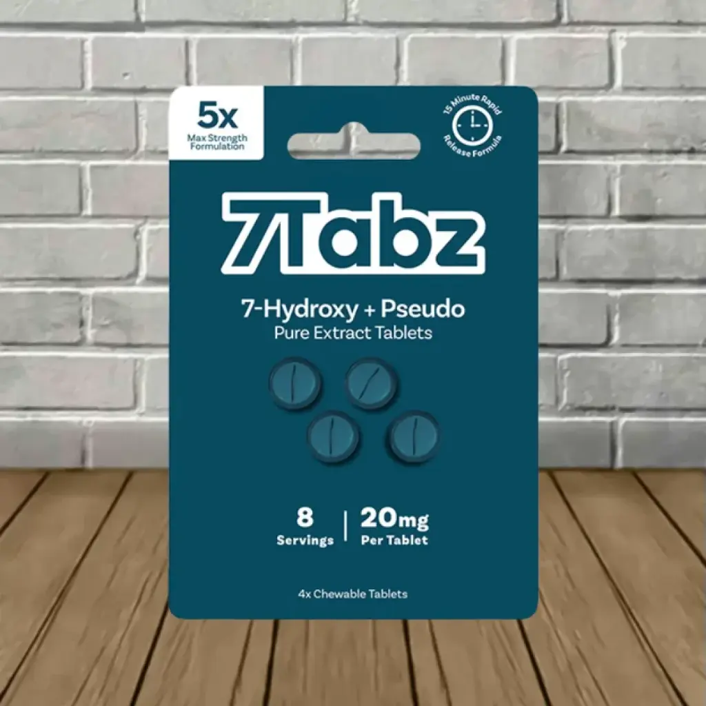 7Tabz Pure 20mg 7-Hydroxy/Pseudo Supplement 4ct