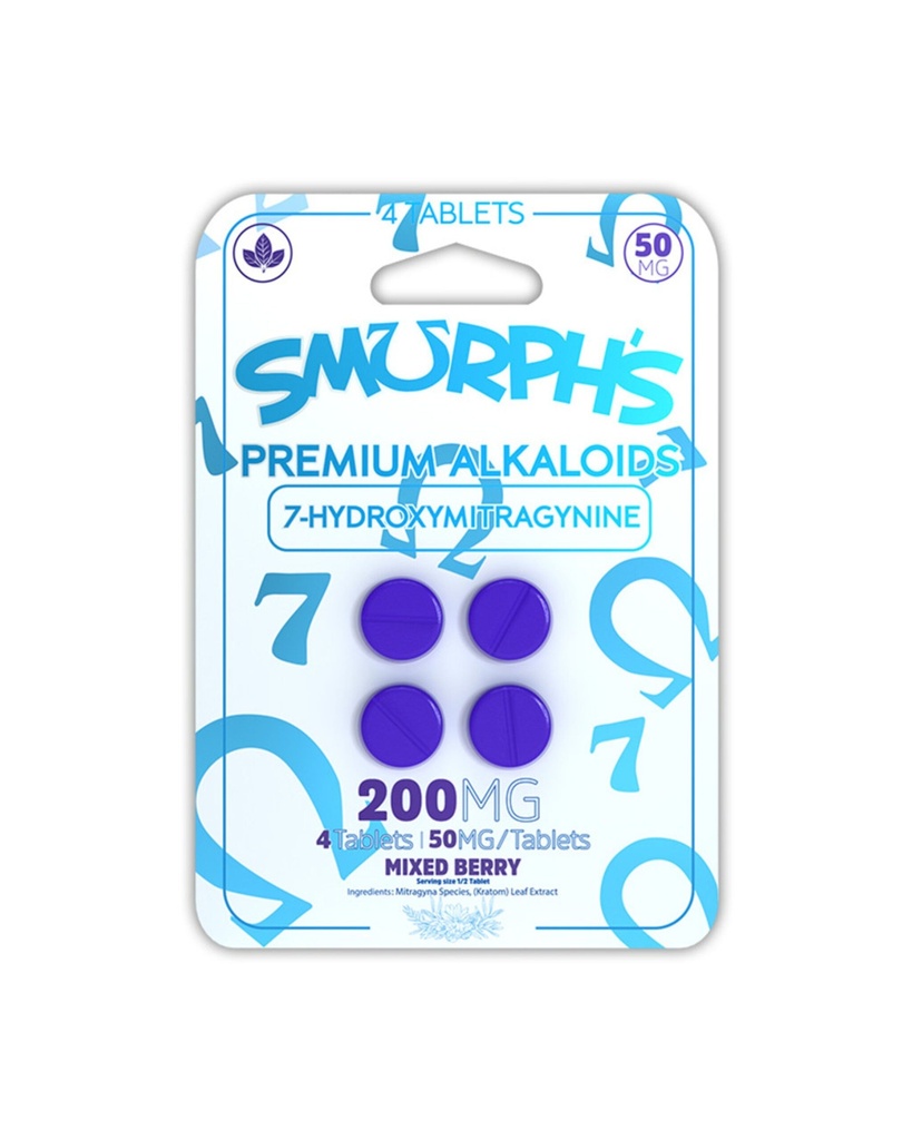 Smurphs 50mg Tablets 4ct 200mg