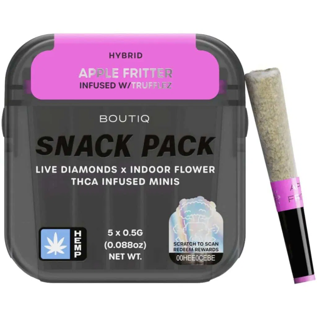 Boutiq Snack Pack Live Diamonds THCA PreRolls 5ct