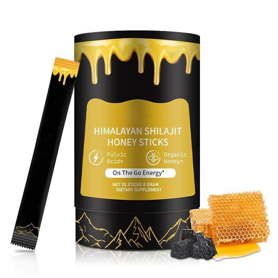 Himalayan Shilajit Energy Honey Sticks 30ct