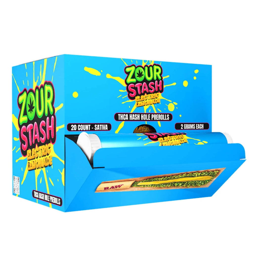 Zour Stash THCA Hash Hole Pre-Rolls 20ct