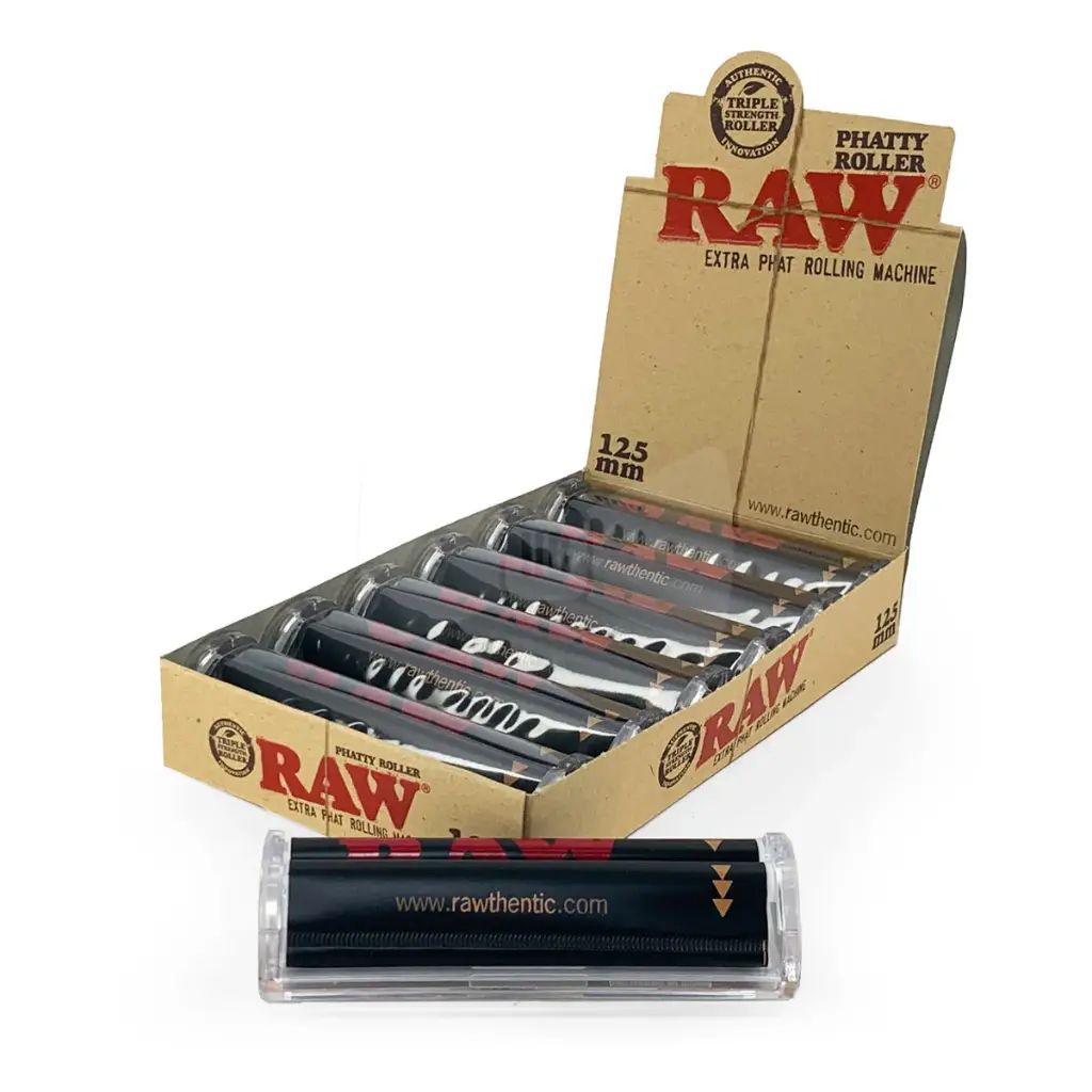 Raw 125mm Phatty Roller 6pk Display