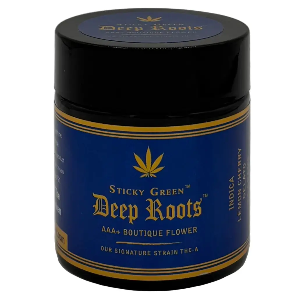 Sticky Green Deeper Roots THC-A 20ct 1 Gram Bud Mix Blend