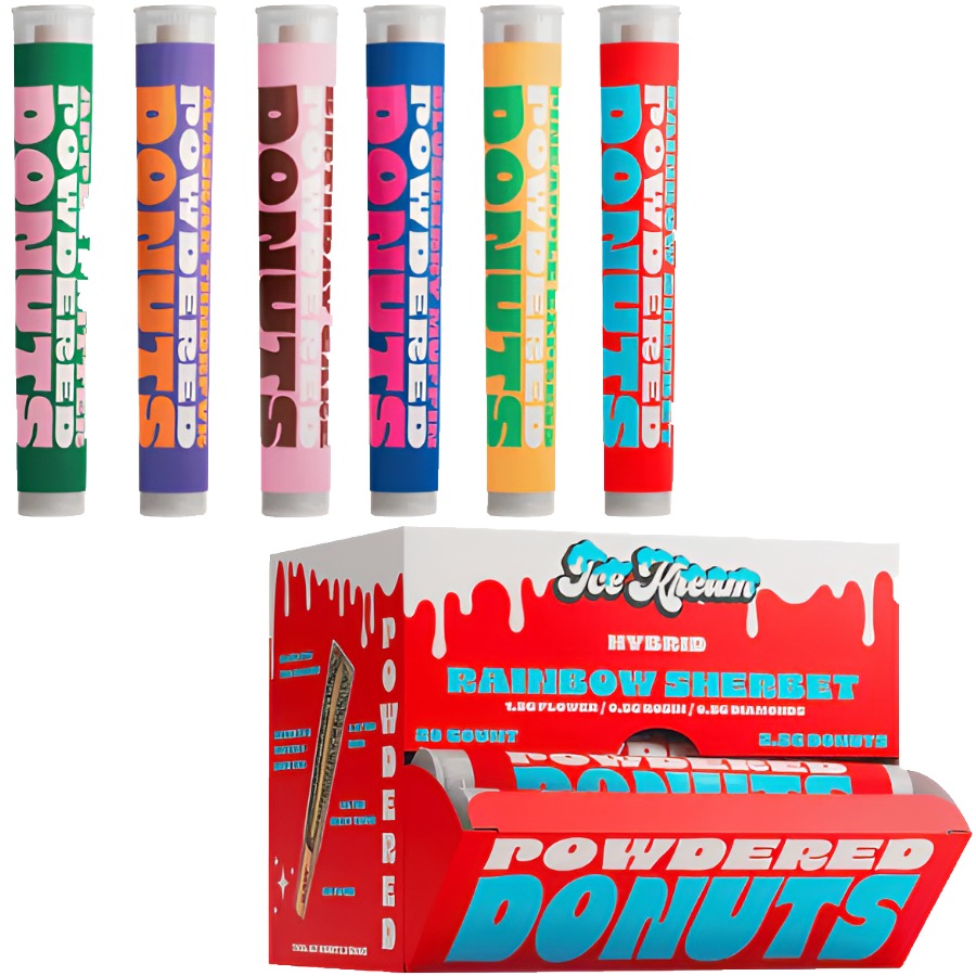 Ice Kream Powdered Donuts 2.5G 20ct Display