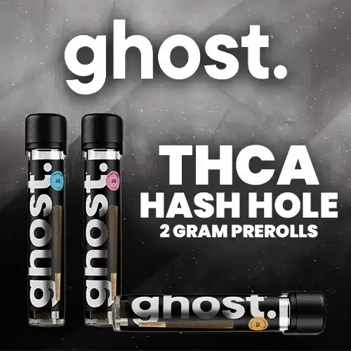 Ghost Hashhole Kief Coated Pre Roll 20ct
