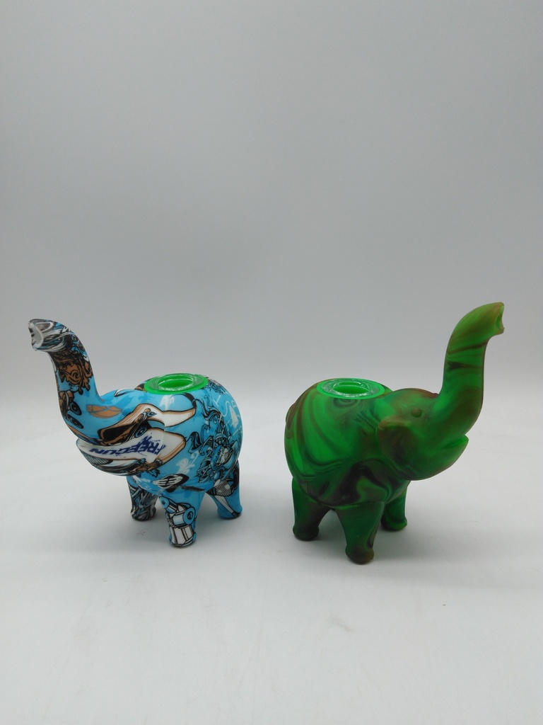 4" Sil Mini Elephant Bub HP