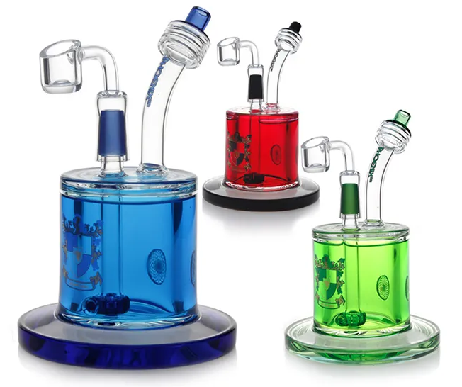 7" Glass GCG GLY Bubb