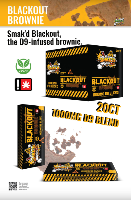 Smak'D 1000mg Brownie - 763474537228