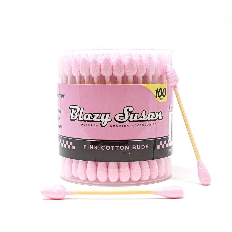 Blazy Susan 100ct Pink Cotton Buds