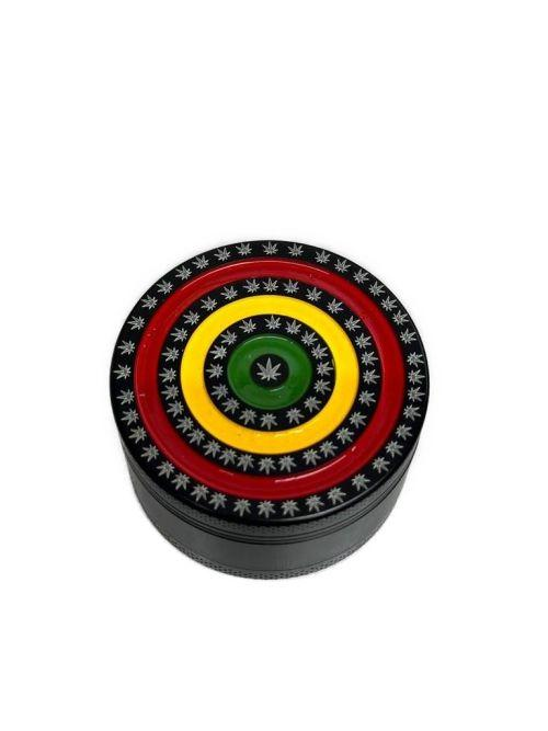3 Part Zinc Rasta Grinder