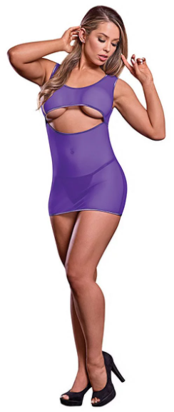Magic Silk Underboob Dress & Crotchless G