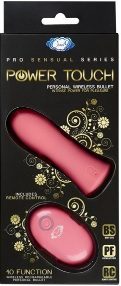 Cloud 9 Sensual Power Touch Bullet w/Remote