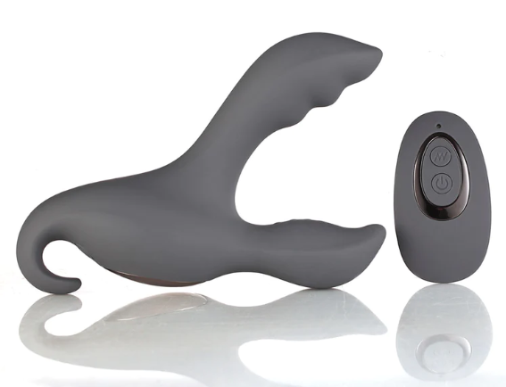 Apollo Grey Remote Control Rechargeable Prostate Massager