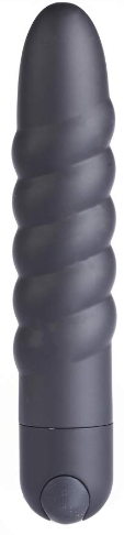 LOLA USB Rechargeable Silicone 10-Function Vibrating Twisty Bullet