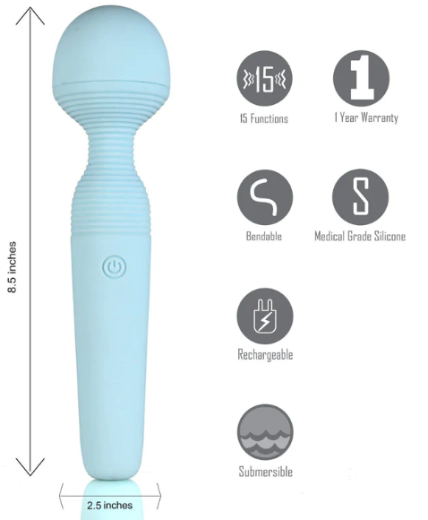 Grace Bendable Rechargeable Vibrating Wand
