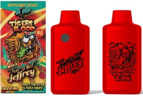 Hixotic Trap'd Out Jeffrey THC-A 3g Disposable