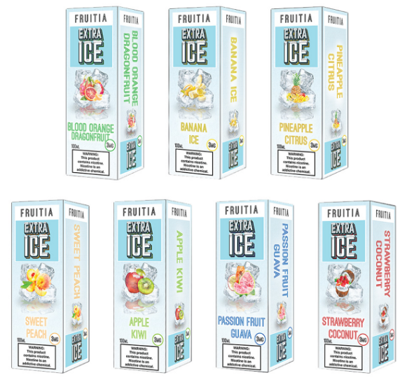Fruitia Extra Ice E Liquid 3mg