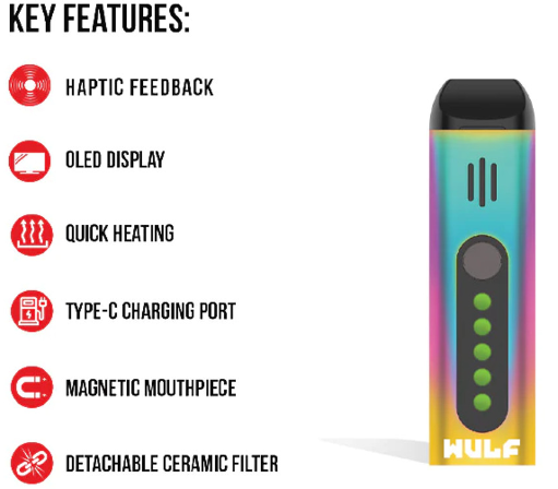 Yocan Wulf Flora Dry Herb Vaporizer Limited Edition
