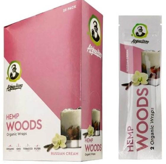 Afghan Hemp Natural Wraps 25ct