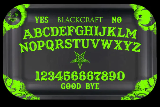Blackcraft Mini Rolling Tray Ouji Board