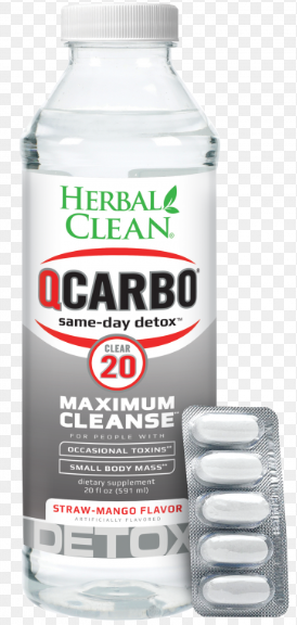 Detox Herbal Clean Qcarbo20 Extreme Strength 20oz