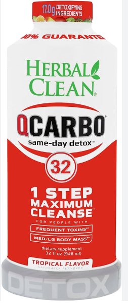 Detox Herbal Clean Qcarbo32 Maximum Strength 32oz