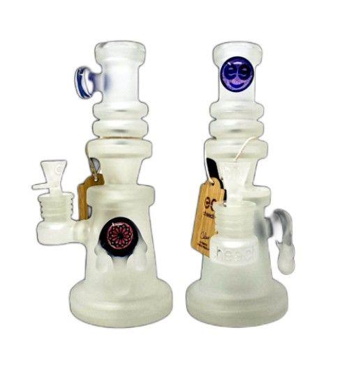 Cheech 9in Frosted Drip Rig w/Perc