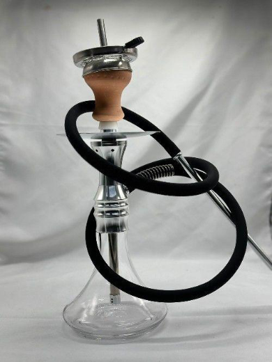 16in Metal Hookah w/ Silicone Hose